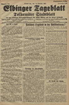 Elbinger Tageblatt, Nr. 242 Donnerstag 15 Oktober 1925