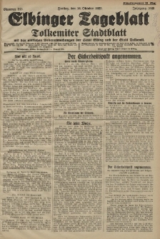 Elbinger Tageblatt, Nr. 243 Freitag 16 Oktober 1925