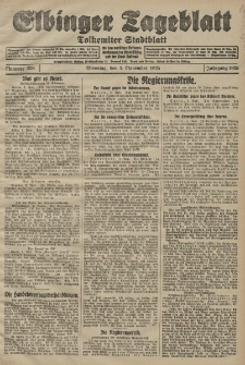 Elbinger Tageblatt, Nr. 258 Dienstag 3 November 1925