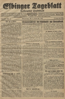 Elbinger Tageblatt, Nr. 283 Donnerstag 3 Dezember 1925