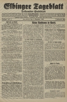 Elbinger Tageblatt, Nr. 285 Sonnabend 5 Dezember 1925