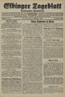 Elbinger Tageblatt, Nr. 285 Sonnabend 5 Dezember 1925