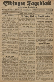 Elbinger Tageblatt, Nr. 296 Freitag 18 Dezember 1925