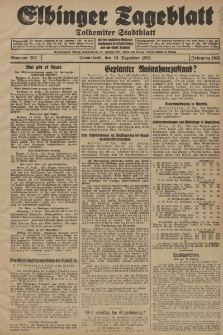 Elbinger Tageblatt, Nr. 297 Sonnabend 19 Dezember 1925