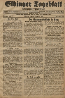 Elbinger Tageblatt, Nr. 298 Montag 21 Dezember 1925