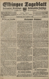 Elbinger Tageblatt, Nr. 28 Donnerstag 2 Februar 1928, 5. Jahrgang