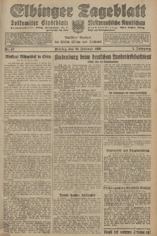 Elbinger Tageblatt, Nr. 47 Freitag 24 Februar 1928, 5. Jahrgang