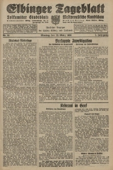 Elbinger Tageblatt, Nr. 61 Montag 12 März 1928, 5. Jahrgang