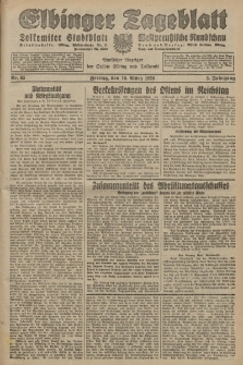 Elbinger Tageblatt, Nr. 65 Freitag 16 März 1928, 5. Jahrgang