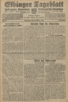 Elbinger Tageblatt, Nr. 75 Mittwoch 28 März 1928, 5. Jahrgang