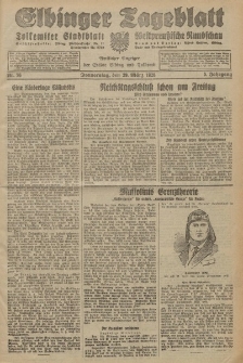 Elbinger Tageblatt, Nr. 76 Donnerstag 29 März 1928, 5. Jahrgang