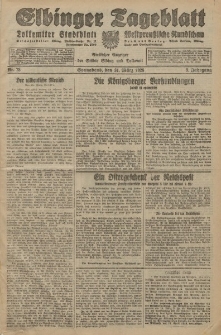 Elbinger Tageblatt, Nr. 78 Sonnabend 31 März 1928, 5. Jahrgang