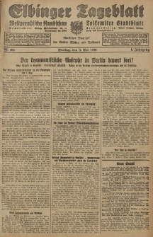 Elbinger Tageblatt, Nr. 103 Freitag 3 Mai 1929, 6. Jahrgang