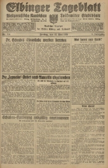 Elbinger Tageblatt, Nr. 114 Freitag 17 Mai 1929, 6. Jahrgang