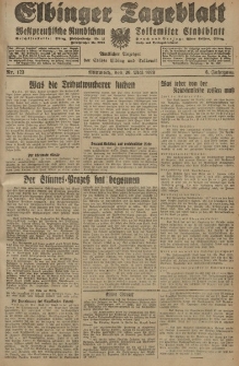 Elbinger Tageblatt, Nr. 122 Dienstag 28 Mai 1929, 6. Jahrgang