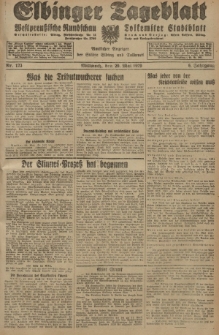 Elbinger Tageblatt, Nr. 123 Mittwoch 29 Mai 1929, 6. Jahrgang