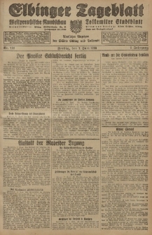Elbinger Tageblatt, Nr. 131 Freitag 7 Juni 1929, 6. Jahrgang