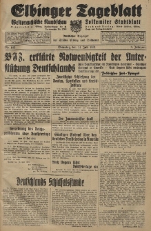 Elbinger Tageblatt, Nr. 162 Dienstag 14 Juli 1931, 8. Jahrgang