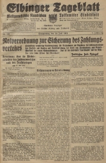 Elbinger Tageblatt, Nr. 164 Donnerstag 16 Juli 1931, 8. Jahrgang