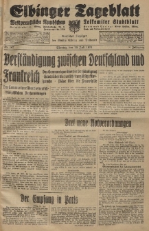 Elbinger Tageblatt, Nr. 167 Montag 20 Juli 1931, 8. Jahrgang