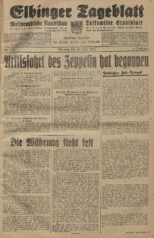 Elbinger Tageblatt, Nr. 173 Montag 27 Juli 1931, 8. Jahrgang