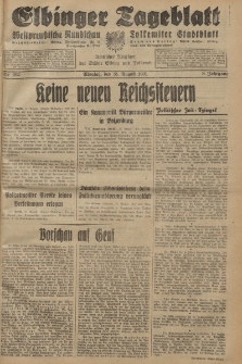 Elbinger Tageblatt, Nr. 203 Montag 31 August 1931, 8. Jahrgang