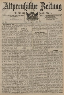 Altpreussische Zeitung, Nr. 154 Dienstag 4 Juli 1899, 51. Jahrgang