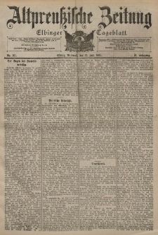 Altpreussische Zeitung, Nr. 161 Mittwoch 12 Juli 1899, 51. Jahrgang