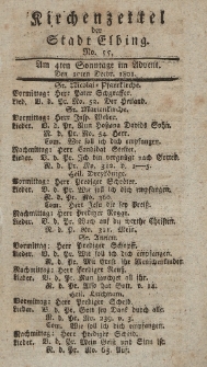 Kirchenzettel der Stadt Elbing, Nr. 55, 20 Dezember 1801