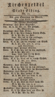 Kirchenzettel der Stadt Elbing, Nr. 55, 20 Dezember 1801