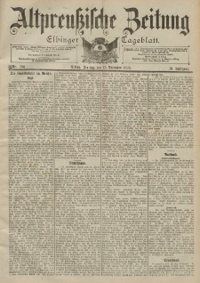 Altpreussische Zeitung, Nr. 294 Freitag 15 Dezember 1899, 51. Jahrgang