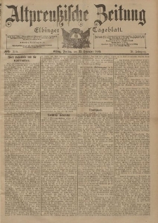 Altpreussische Zeitung, Nr. 300 Freitag 22 Dezember 1899, 51. Jahrgang