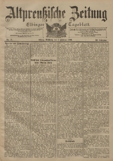 Altpreussische Zeitung, Nr. 31 Mittwoch 7 Februar 1900, 52. Jahrgang