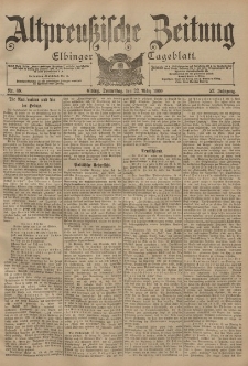 Altpreussische Zeitung, Nr. 68 Donnerstag 22 März 1900, 52. Jahrgang