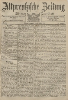 Altpreussische Zeitung, Nr. 70 Sonnabend 24 März 1900, 52. Jahrgang