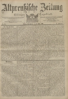 Altpreussische Zeitung, Nr. 76 Sonnabend 31 März 1900, 52. Jahrgang