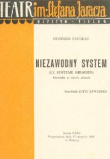 Niezawodny system - program teatralny