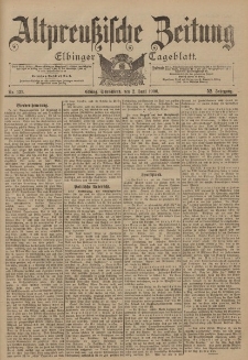 Altpreussische Zeitung, Nr. 127 Sonnabend 2 Juni 1900, 52. Jahrgang