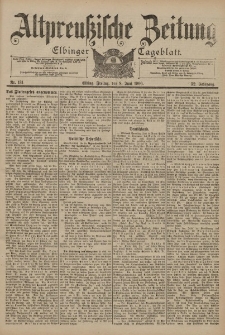Altpreussische Zeitung, Nr. 131 Freitag 8 Juni 1900, 52. Jahrgang