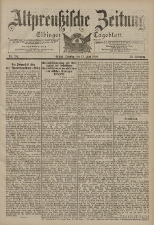 Altpreussische Zeitung, Nr. 134 Dienstag 12 Juni 1900, 52. Jahrgang