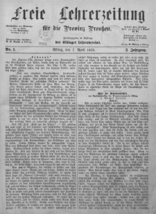 Freie Lehrerzeitung 1876