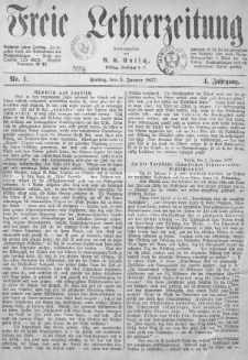 Freie Lehrerzeitung 1877