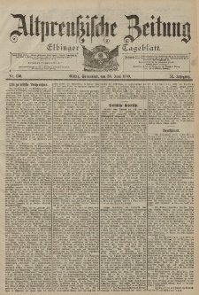 Altpreussische Zeitung, Nr. 150 Sonnabend 30 Juni 1900, 52. Jahrgang