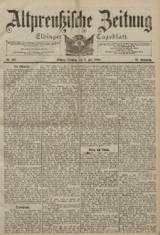 Altpreussische Zeitung, Nr. 152 Dienstag 3 Juli 1900, 52. Jahrgang
