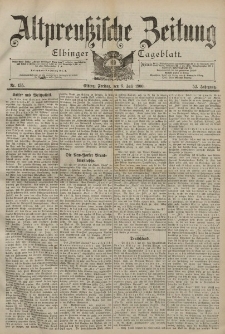 Altpreussische Zeitung, Nr. 155 Freitag 6 Juli 1900, 52. Jahrgang