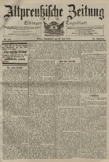 Altpreussische Zeitung, Nr. 174 Sonnabend 28 Juli 1900, 52. Jahrgang