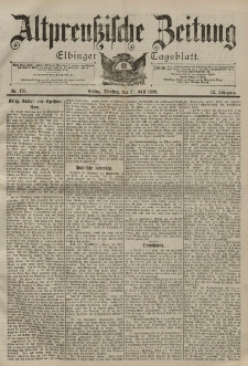 Altpreussische Zeitung, Nr. 176 Dienstag 31 Juli 1900, 52. Jahrgang