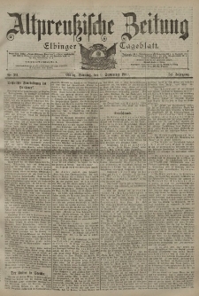 Altpreussische Zeitung, Nr. 211 Sonntag 9 September 1900, 52. Jahrgang