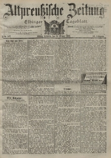 Altpreussische Zeitung, Nr. 247 Sonntag 21 Oktober 1900, 52. Jahrgang