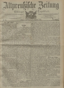 Altpreussische Zeitung, Nr. 264 Sonnabend 10 November 1900, 52. Jahrgang